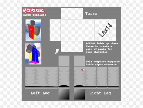 Roblox Pants Texture Template
