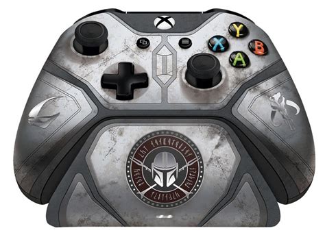 The Mandalorian Beskar Steel Xbox Controller And Charging Stand Is