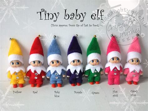 Tiny Baby Shelf Elf Miniature Elf Doll Christmas Decoration