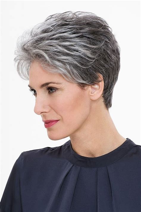 Short Hairstyles For Women Over 60 With Grey Hair