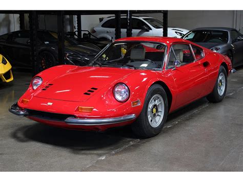 Unlike the aforementioned v8 ferrari's, the dino was actually powered by a v6, as well as a v8. 1972 Ferrari Dino for Sale | ClassicCars.com | CC-1016571