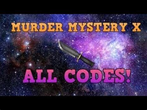 There are currently no expired codes. MURDER MYSTERY X ALL CODES! (Roblox) - YouTube