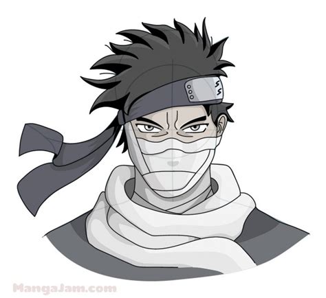 How To Draw Zabuza Momochi From Naruto Welcome