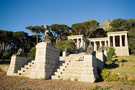 The floodlit rhodes memorial, a tribute to cecil john rhodes, stands on the slopes of devil's peak in 1896 rhodes returned to his cape town home at groote schuur. Tourist Activities in Cape Town that won't cost a thing ...