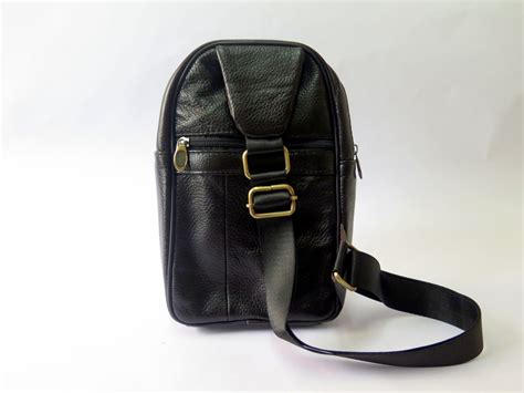 Comparison shop for sling bag kids home in home. Leather sling bag Men leather bag Black - The Leather Sisters