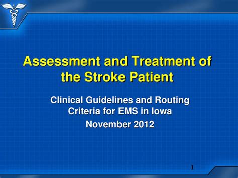 Ppt Assessment And Treatment Of The Stroke Patient Powerpoint