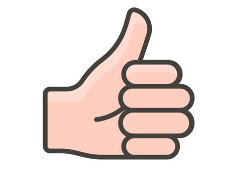 Thumbs Up Emoji Png Transparent Emoji Danışmanlık