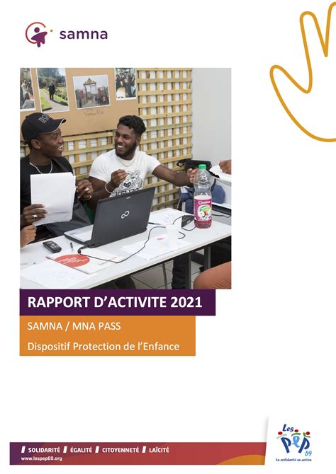Rapport Dactivité Mna Pass 2021 Association Des Pep 69 Rhône
