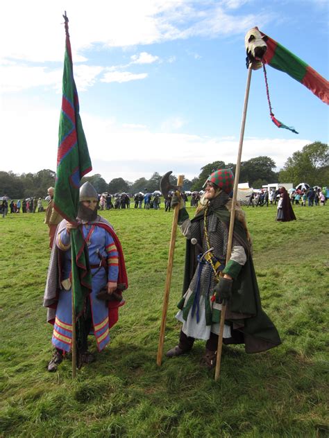 Norman Standard Bearers Getting Ready For The Battle Of Hastings