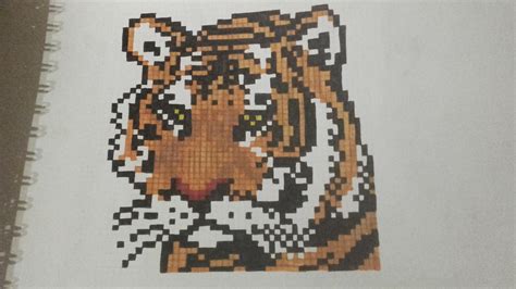 Pixel Art Tiger By Zearixo On Deviantart