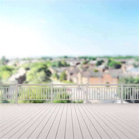 Balcony And Terrace Of The Exterior Background Stock Photo Image Of