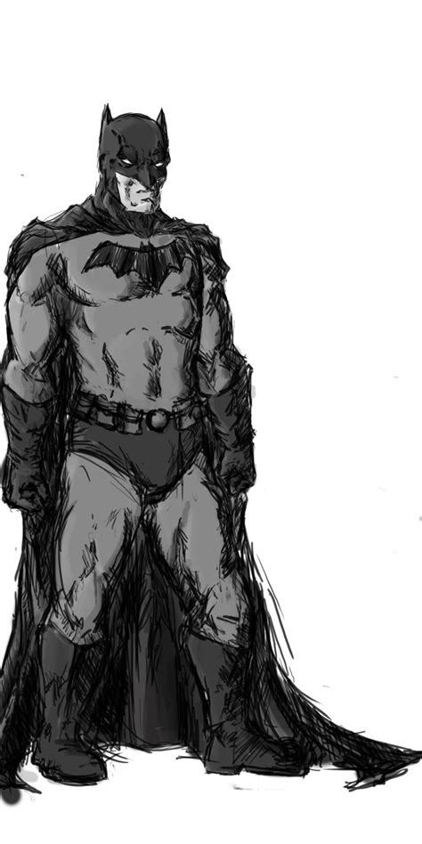 Batman Sketch By Crusadertm On Newgrounds