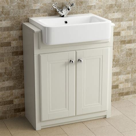 Add style and functionality to your space with a. Traditional White Bathroom Vanity Unit Basin Sink Storage ...