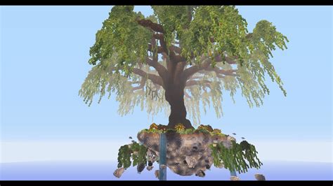 Minecraft Timelapse Floating Island Tree Youtube
