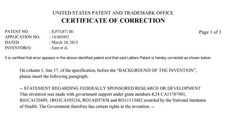penn certificates  correction  federal funding