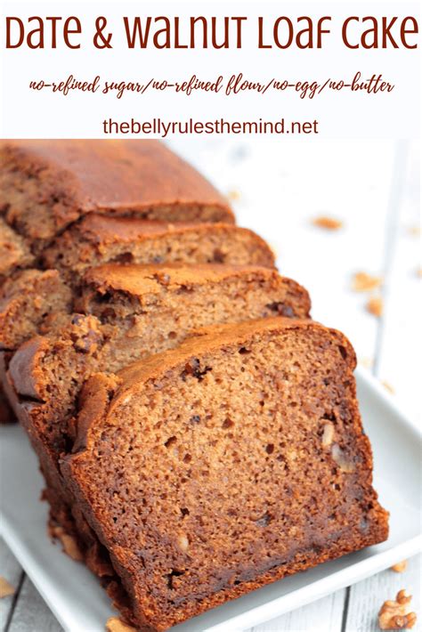 Lift the cake out of the tin and place on a cooling rack. Date & Walnut Loaf Cake(No-Egg,No-Butter & No Refined Sugar)