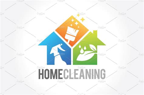 Cleaning Service Business Logo Branding And Logo Templates ~ Creative