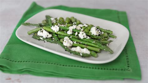 Asparagus Pea Feta And Mint Salad Recipe Bbc Food