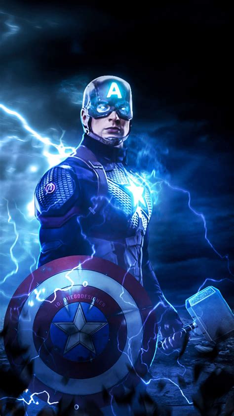 Avengers Endgame Captain America 469x832 Download Hd Wallpaper