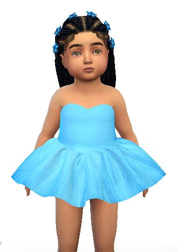 Sims 4 Cc Custom Content Clothing Toddler Ballet Tutu Outfit