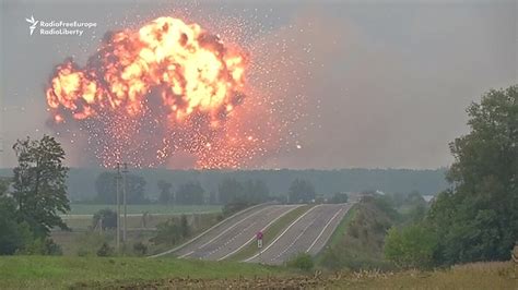 Ukrainian Leaders Blame Sabotage For Huge Blast At Munitions Depot