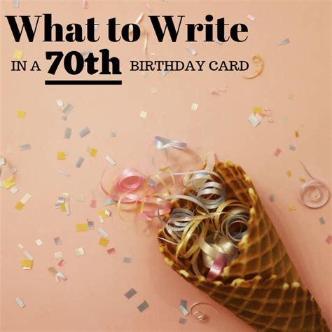 What To Say For A 70th Birthday Card Printable Templates