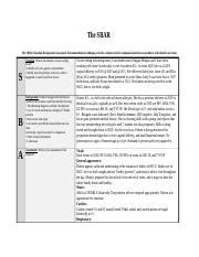 Clinical SBAR Docx The SBAR The SBAR Situation Background Assessment Recommendation