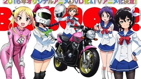 Anime Tentang Gadis Gadis Pencinta Motor Bakuon Merilis Visual