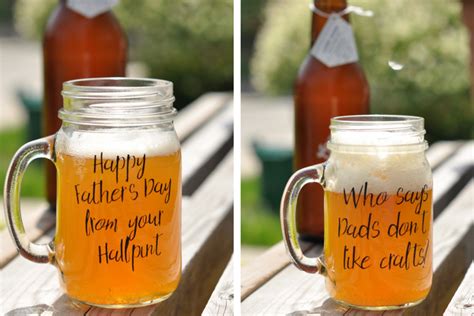 Diy Custom Craft Beer Mugs For Dad • The Inspired Home