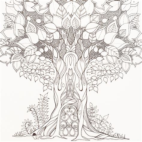 Enchanted Forest Coloring Pages Printable At Getdrawings