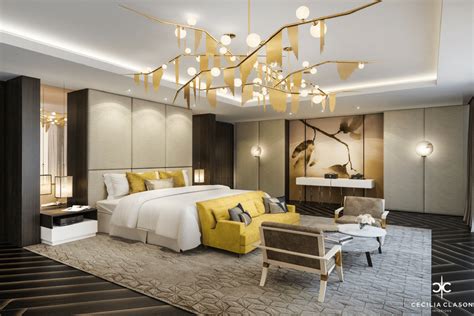 3 Palace Interior Designer Dubai Master Bedroom Al Khobar From