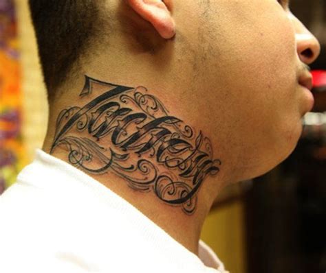 70 Awesome Tattoo Fonts Designs Art And Design Name Tattoos On Neck