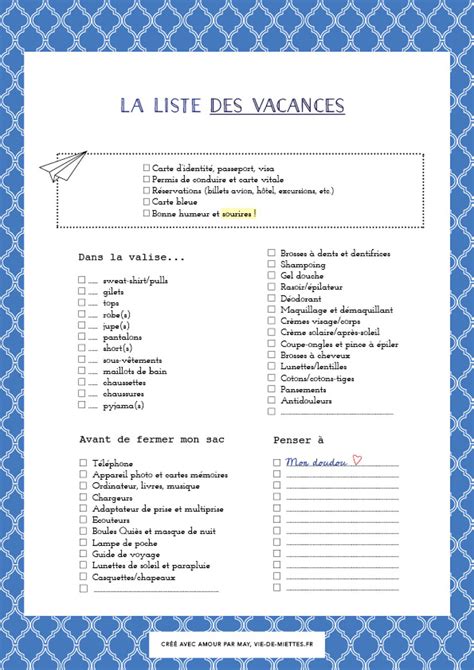 Kit Pour Organiser Ses Vacances Saxe