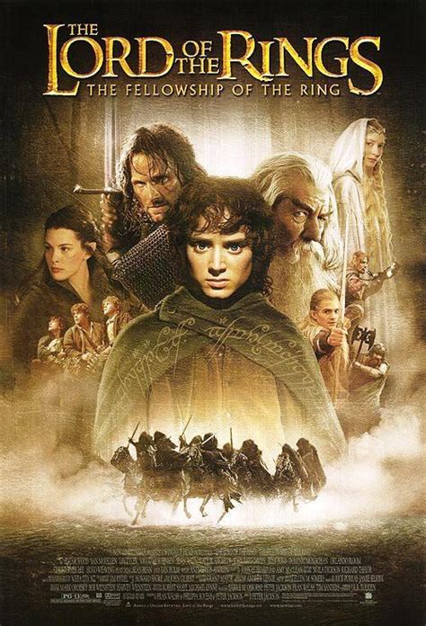 The Lord Of The Rings The Fellowship Of The Ring Movie Poster 27x40