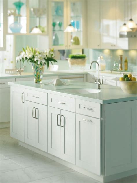 Kitchen island maple constructed of durable maple wood, those kitchen cabinets will transform your kitchen in a second. Eden Maple White kitchen island by Thomasville Cabientry. | Thomasville Cabinetry in 2018 ...