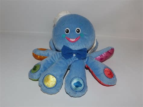 Baby Einstein Octoplush Blue Plush Octopus Learn 8 Colors In 3