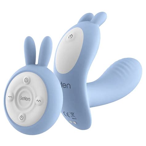 Leten 10 Speed Heating Massager Vibrator Remote Control Strap On