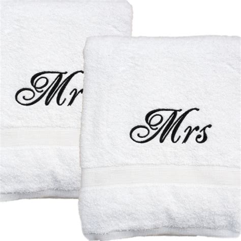 Shop now for free delivery & returns. Anniversary Towels Personalised White Bath Towel Set