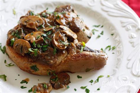 Shoulder meat is also used for diced cubes to make casseroles and kebabs as well as being minced. Pork Chops with Mushrooms and Shallots | Skinnytaste