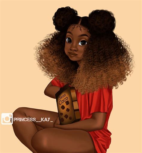 princess karibo on instagram “crunchy crunchy” black girl magic art black girl art girl artist