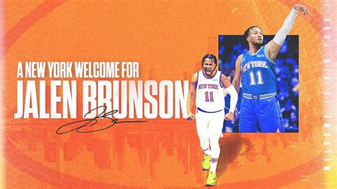 A New York Welcome for Jalen Brunson - YouTube
