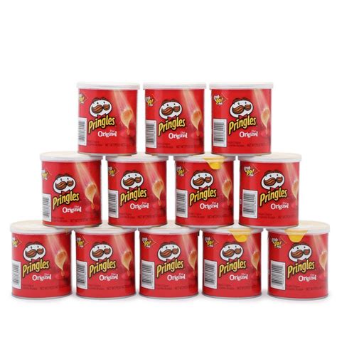 Pringles Mini Cans 12 Count Original Hollar So Much Good Stuff