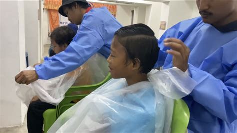 Program Gunting Rambut Percuma Yayasan Bujang