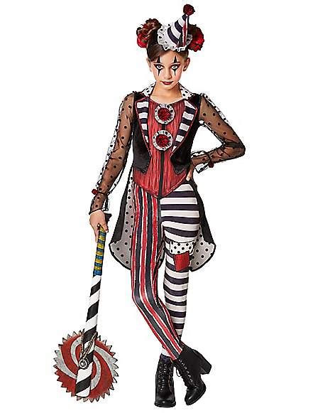 Spirit Halloween Kids Killer Clown Costume Girls Size 8 10 Medium