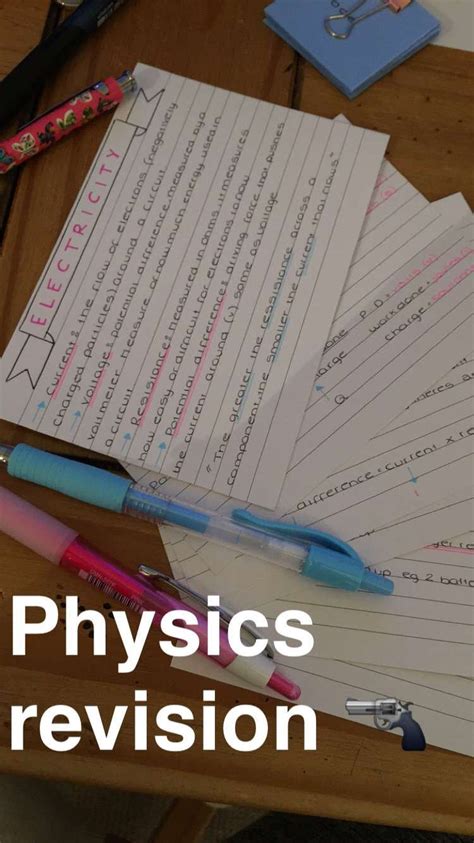 My Study Notes For Physics Neat Handwriting Physics Revision How To