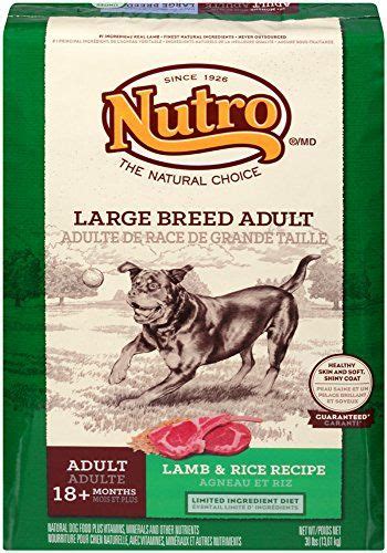 That's because small dogs tend to benefit from food optimized for their higher rate of metabolism… and their smaller physical size. NUTRO Large Breed Adult Dog Food Lamb… | Lamb and rice ...