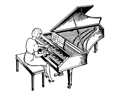 Playing Piano Drawing Free Download On Clipartmag