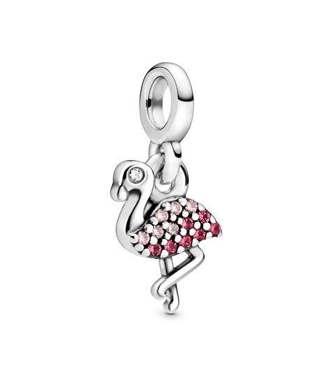 Pandora Charm En Plata Mi Flamenco Rosa Unisex Exclusivo Online El