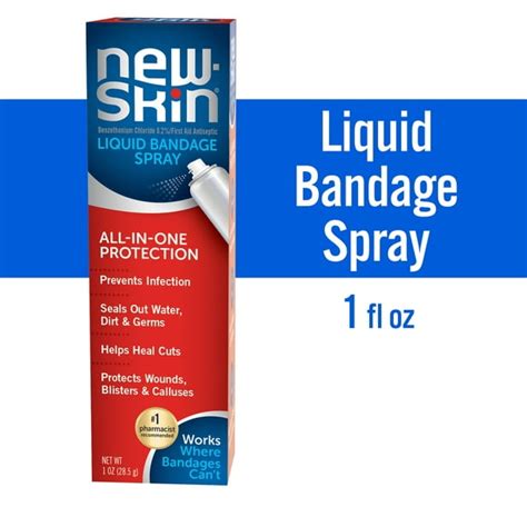 New Skin Liquid Bandage Spray Waterproof Bandage For Scrapes And Minor
