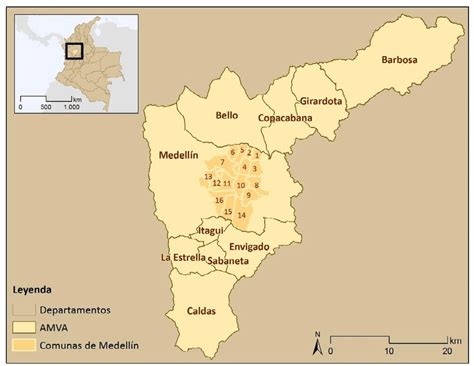 Neighborhoods, townships, boroughs, cities, towns, exurbs, subu. Área Metropolitana del Valle de Aburrá, Medellín y sus ...